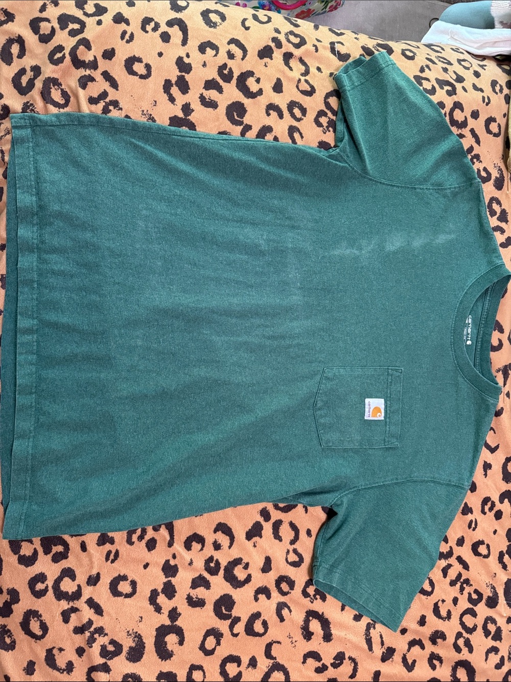 Carhartt Kids' Teal Green Pocket Tee